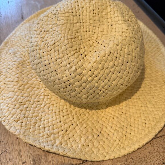 Madewell M/L Woven Straw Hat Dried Straw Lightweight Natural Women's NP779 - Picture 4 of 4